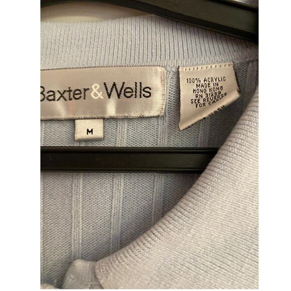 Baxter and Wells Gray Button Up Shirt Sz M - Picture 3 of 4